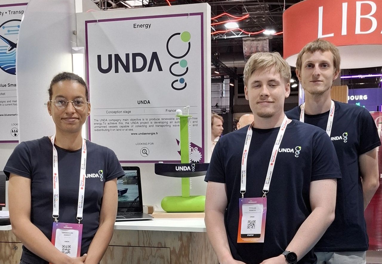 Equipe UNDA à VivaTech